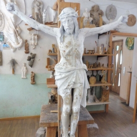 Christuscorpus aus Lindenholz